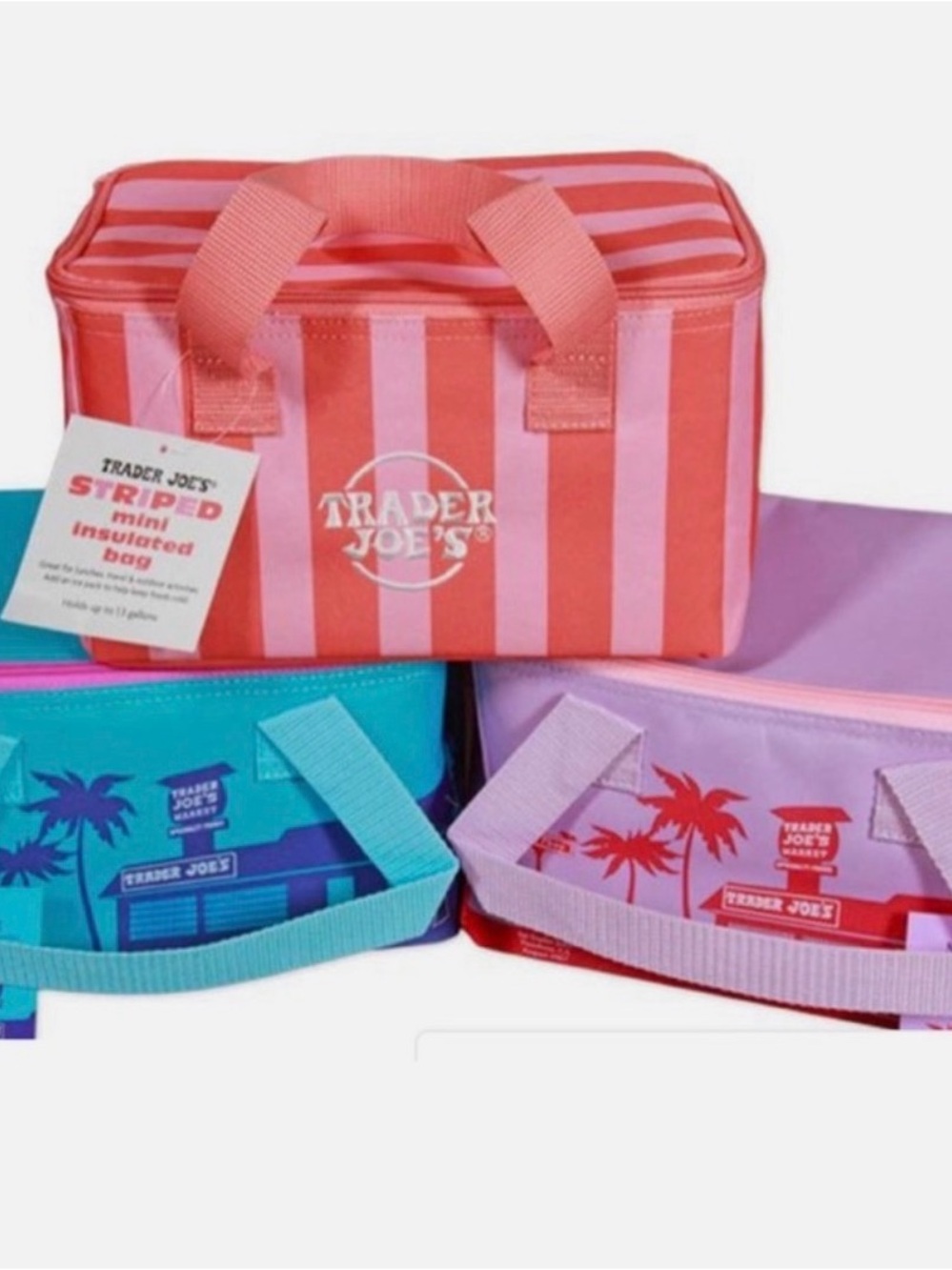 Trader Joe's mini cooler Bag SET